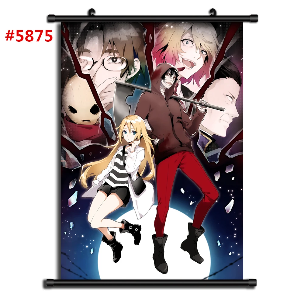 5875 Satsuriku no Tenshi Angels Of Death Аниме Манга настенный плакат свиток - Цвет: 5875