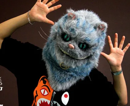 Чеширская кошка маска Алиса Страна Чудес маскарадный костюм подарок на