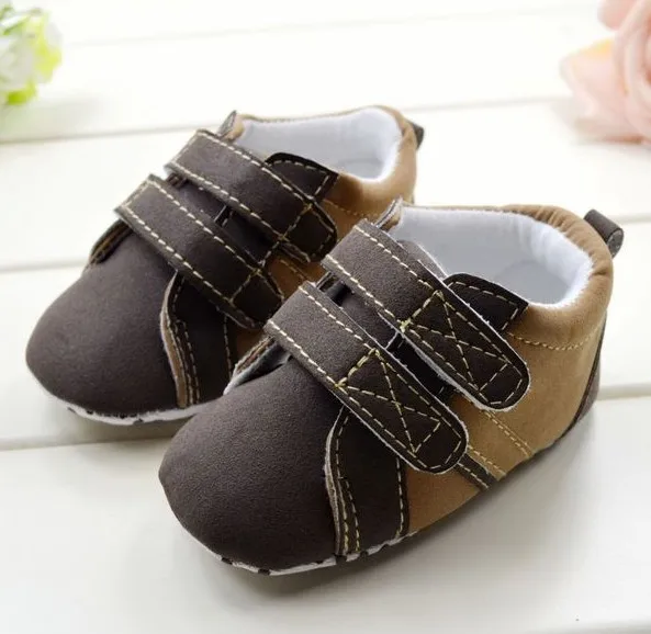 S380 новое поступление мода браун кофе мягкой подошвой липучки спортивной обуви