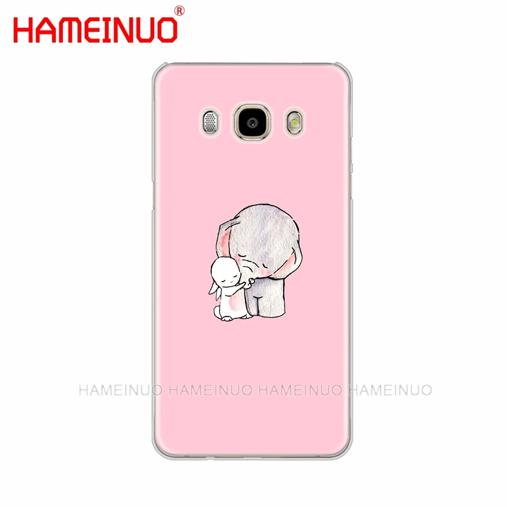 HAMEINUO мультфильм милый слон и Кролик чехол для телефона Samsung Galaxy J1 J2 J3 J5 J7 MINI ACE 2016 2015