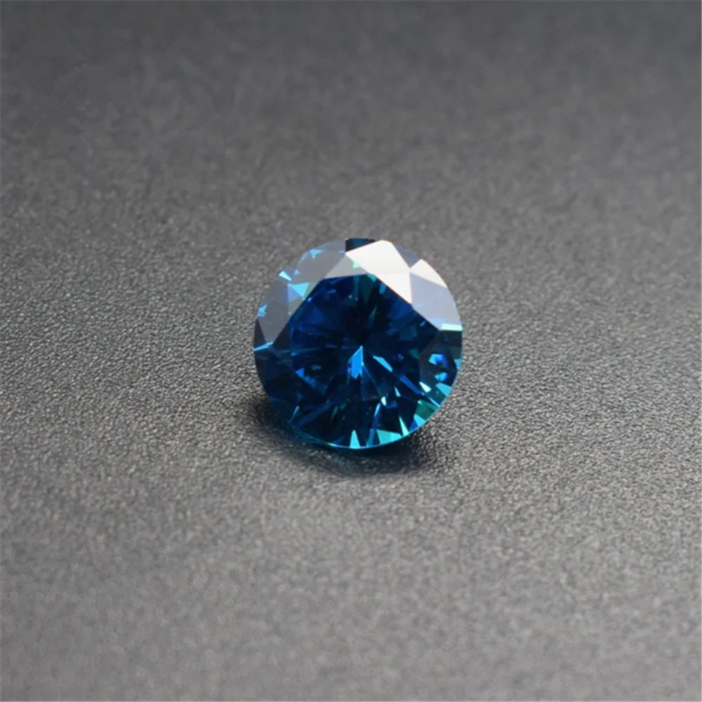 Joanlyn сапфир круглый граненый драгоценный Камень Блестящий Ограненный светильник синий сапфир драгоценный камень несколько размеров на выбор C46S