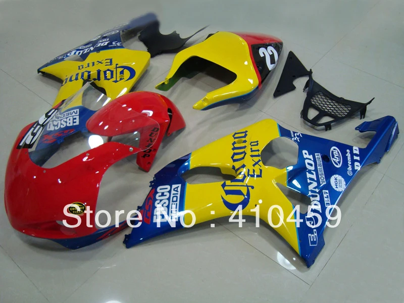 Набор обтекателей гоночной версии для SUZUKI GSXR1000 GSX-R1000 GSXR 1000 K2 00 01 02 2000 2001 2002 красные