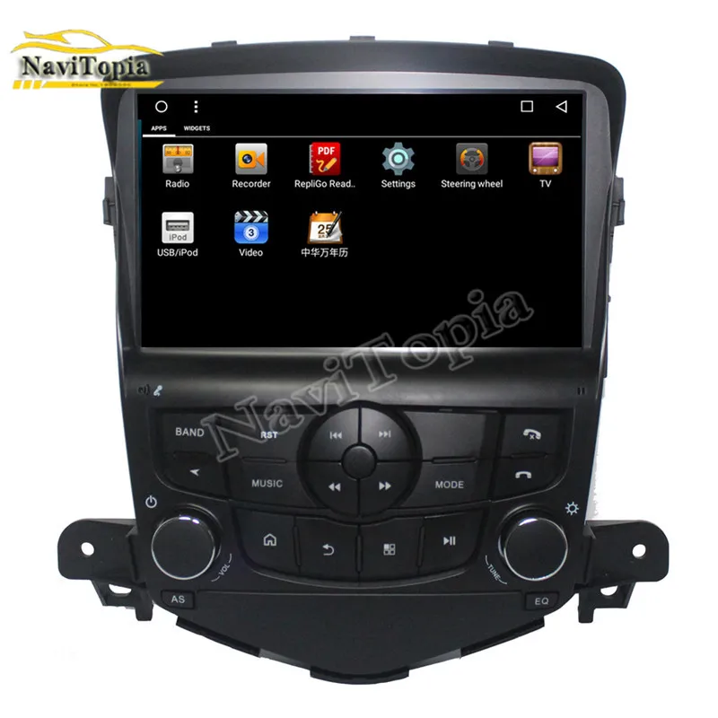 Автомобильный мультимедийный плеер NAVITOPIA Восьмиядерный Android 8 1 для Chevrolet Cruze 2009 2010