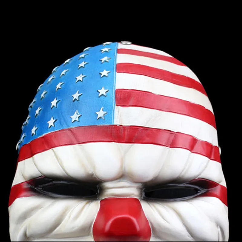 Payday 2 маски Даллас Америка Косплей Маска на Хэллоуин вечерние карнавальные маски смола смешные страшные маски клоуна домашний декор коллекции