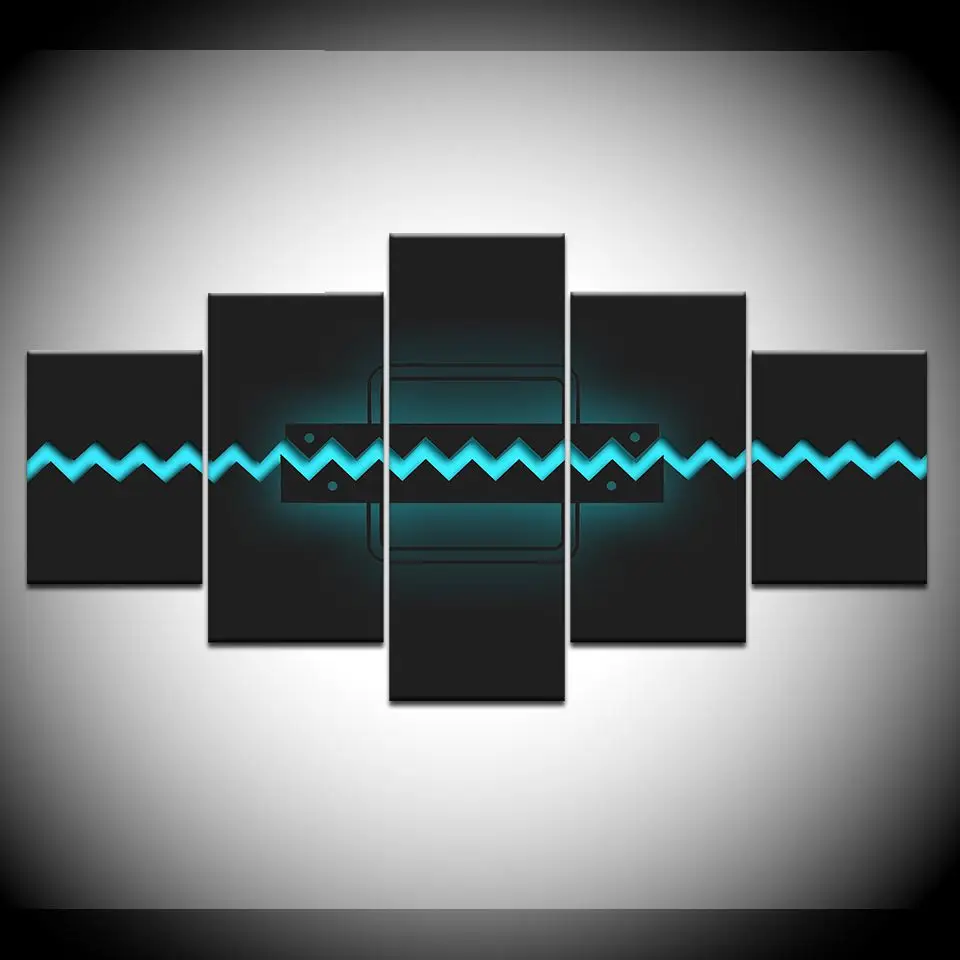 Картины на холсте домашний декор модульные HD принты 5 шт. Радуга шесть осада