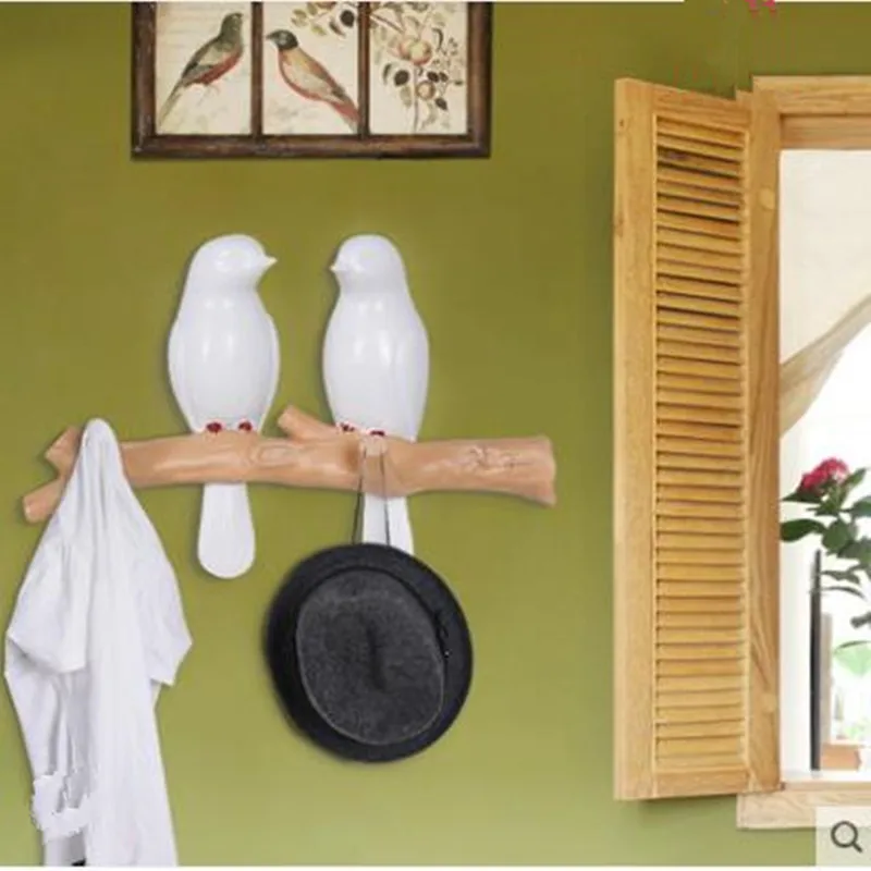

Three-dimensional wall stickers, wall hanging birds, creative wall decoration crafts, with hook birds