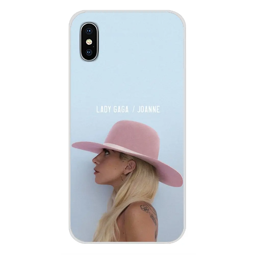 Для Apple iPhone X XR XS MAX 4 4S 5 5S 5C SE 6 6S 7 8 Plus ipod touch LADY GAGA музыкальные аксессуары чехлы для