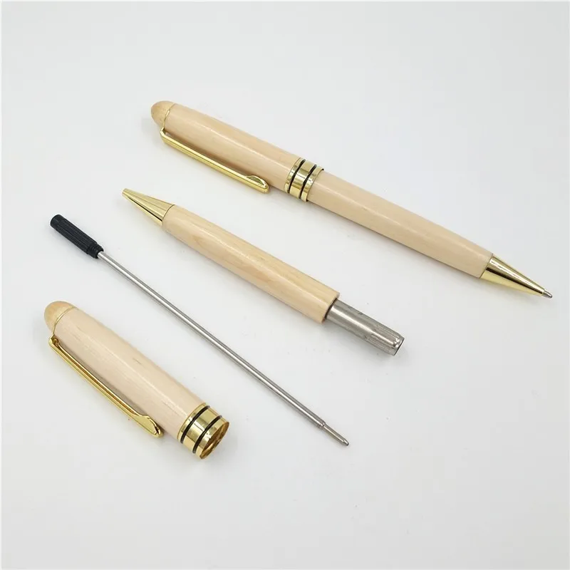 

1 PC 0.5mm High Quality Wood Ballpoint Pen Luxury Business Writing Signature Ball Pens Creative Gift Office Supplies 03689