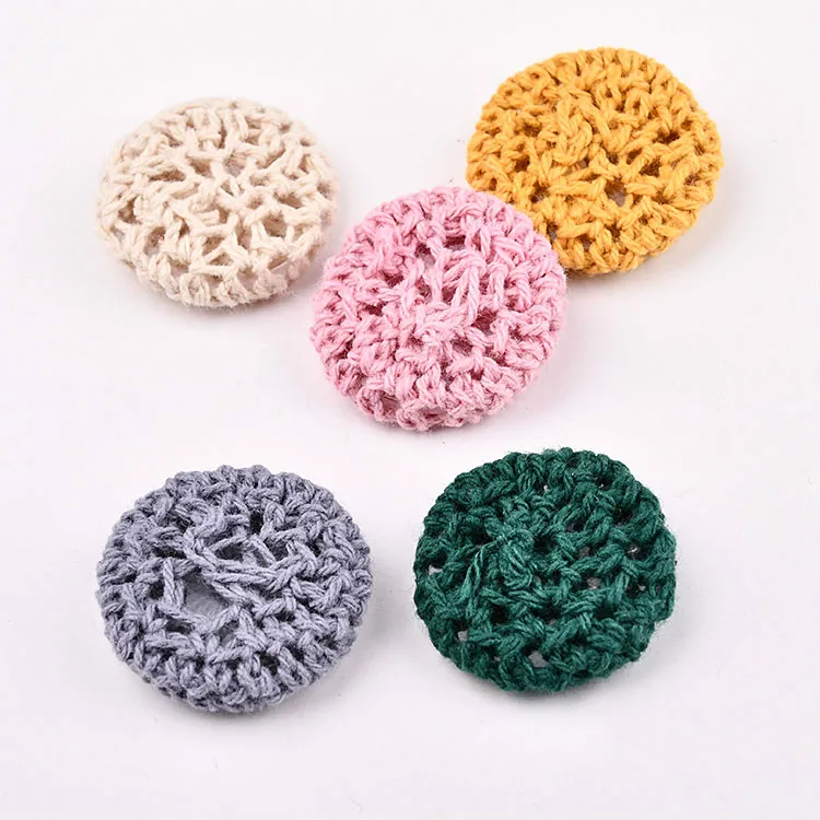 Вязаные вручную шерстяные аксессуары для сережек на осень и зиму корейские