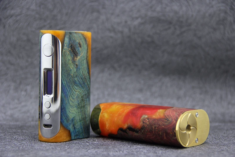 Оригинальный Arctic Dolphin Aspen Mod 68 w Коробка мод прочная деревянная 18650 батарея