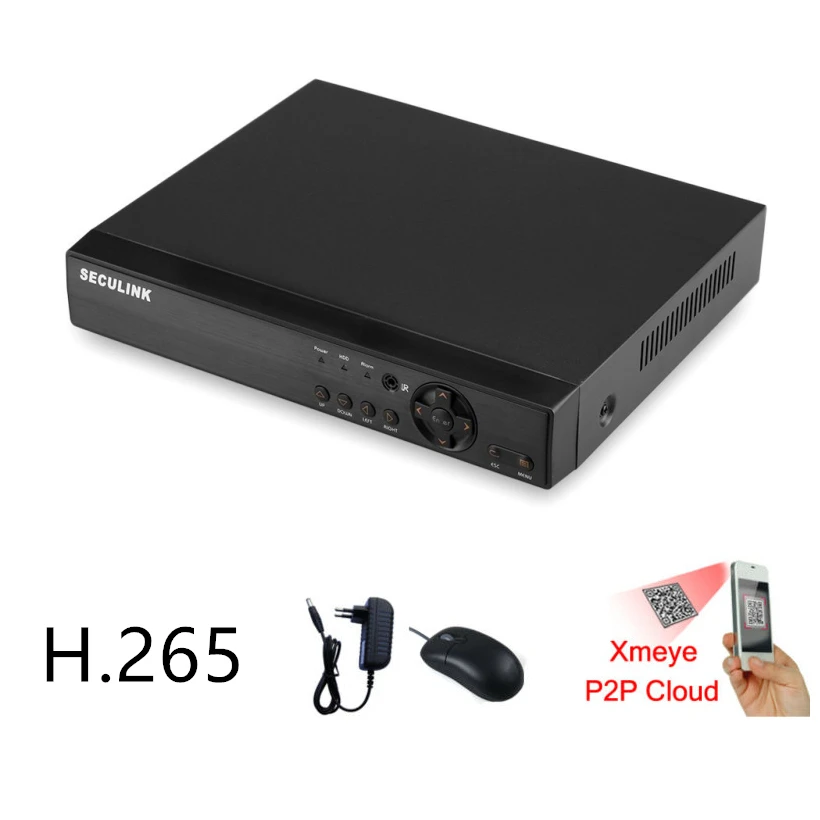 Seculink 4CH 8CH 16CH 5MP Lite 5-в-1 AHD цифрового видео Регистраторы 1920P Super HD видеорегистратор