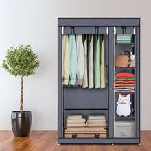 DIY Собранный нетканый шкаф для одежды многослойный пылезащитный