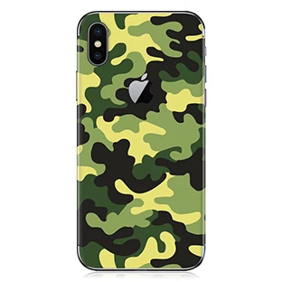 D08 GOOYIYO-для iPhone X XS наклейка для телефона XS Max XR DIY Наклейка 3M виниловая камуфляжная Обложка для iPhone 6 6S 7 8 Plus наклейка - Цвет: D08