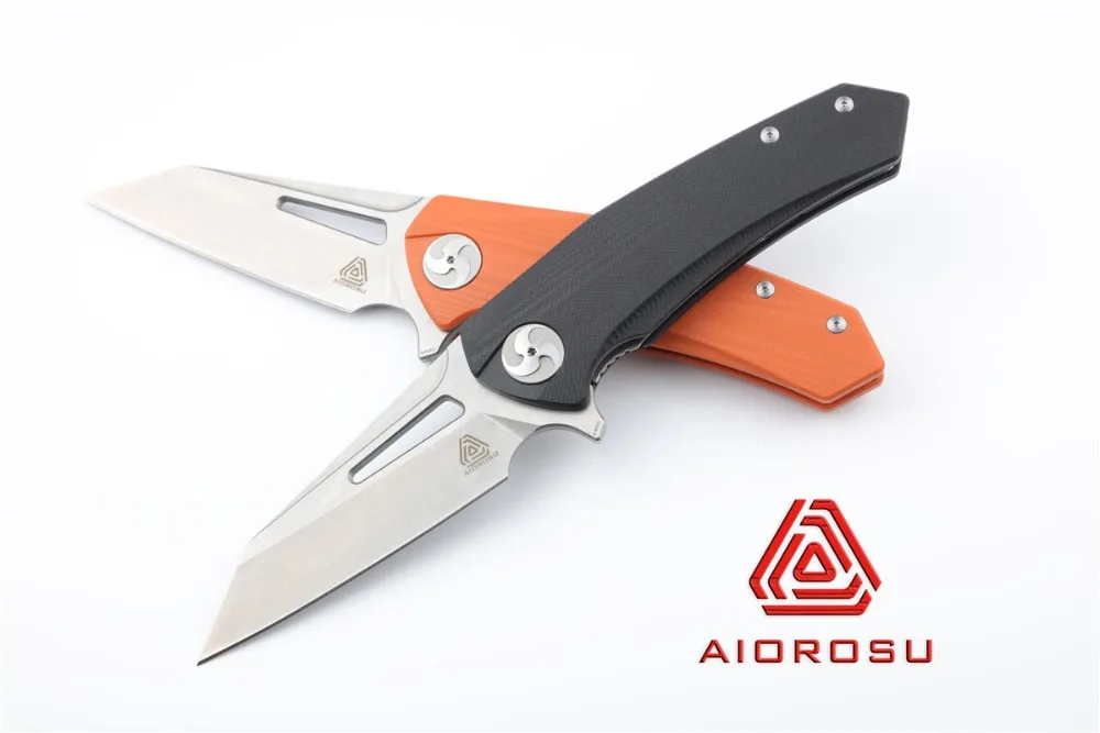 Aiorosu TORNADO Складной Нож EDC 440C Stonewash лезвие