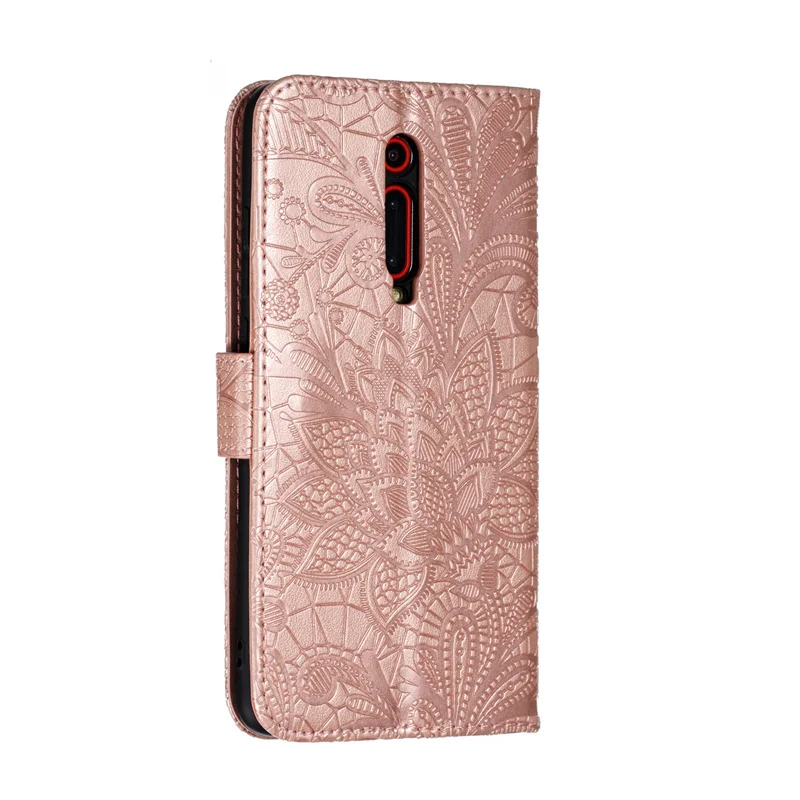Чехол Red mi 6 7A Note 7 6 Pro, кожаный чехол с кружевным цветком и откидной крышкой s для Xiao mi Red mi K20 mi 9T Pro 8A 8, чехол на A2 Lite CC9, кошелек-книжка