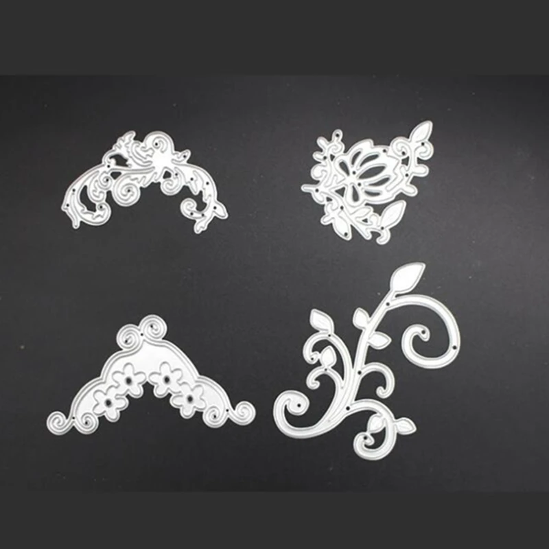 

YINISE Metal Cutting Dies For Scrapbooking Stencils LACES DIY PAPER Album Cards Decoration Embossing Folder Die Cutter Template