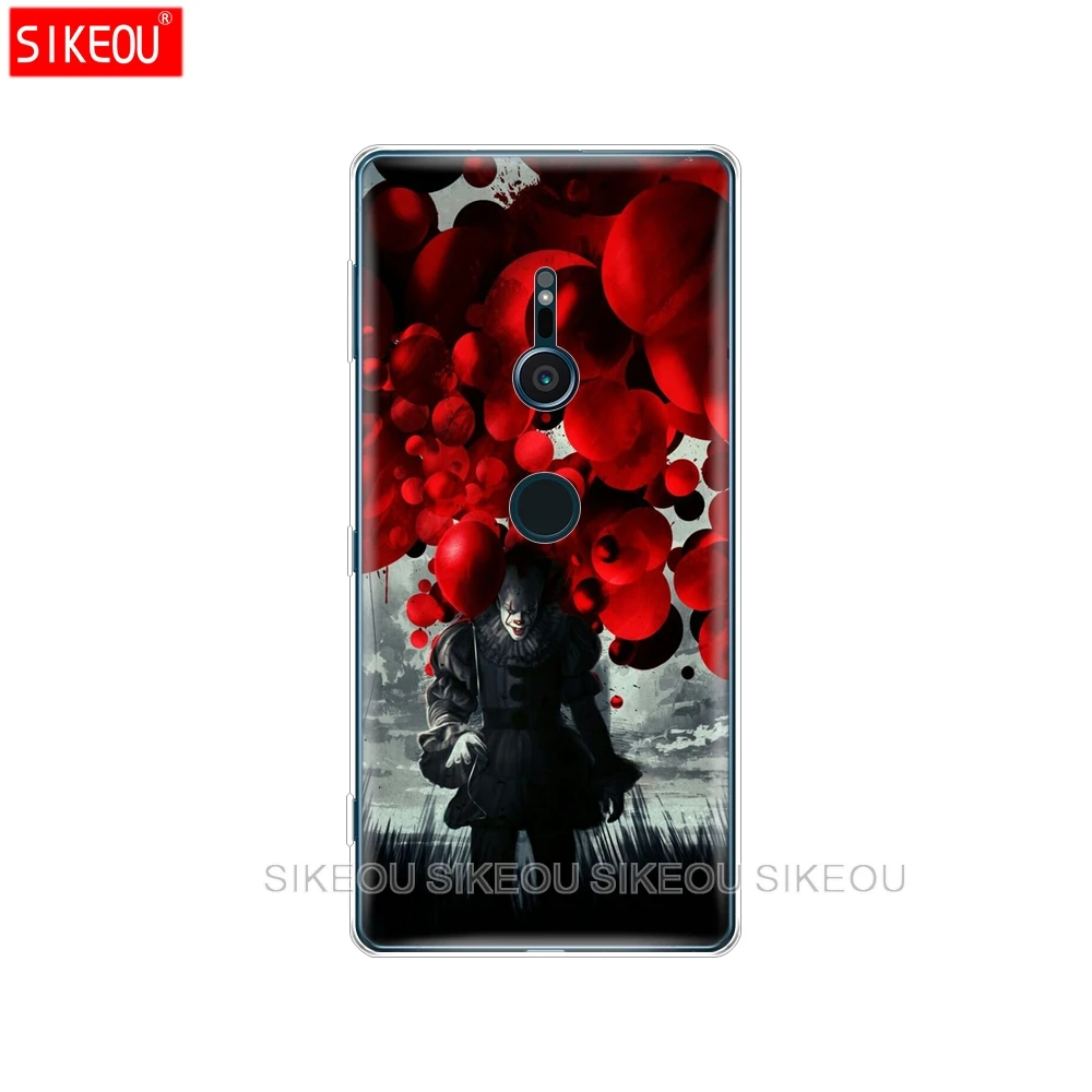 Силиконовый чехол для телефона sony xperia XA1 XA2 ULTRA PLUS L1 L2 XZ1 XZ2 compact XZ PREMIUM клоун