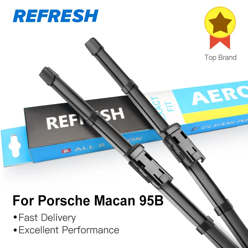 

REFRESH Щетки стеклоочистителя для Porsche Macan 95B Подходящие пусковые рычаги 2014 2015 2016 2017
