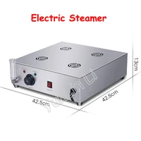electric steamer commercial table model electric steamed buns machine with automatic heat preservation four hole zbg 02