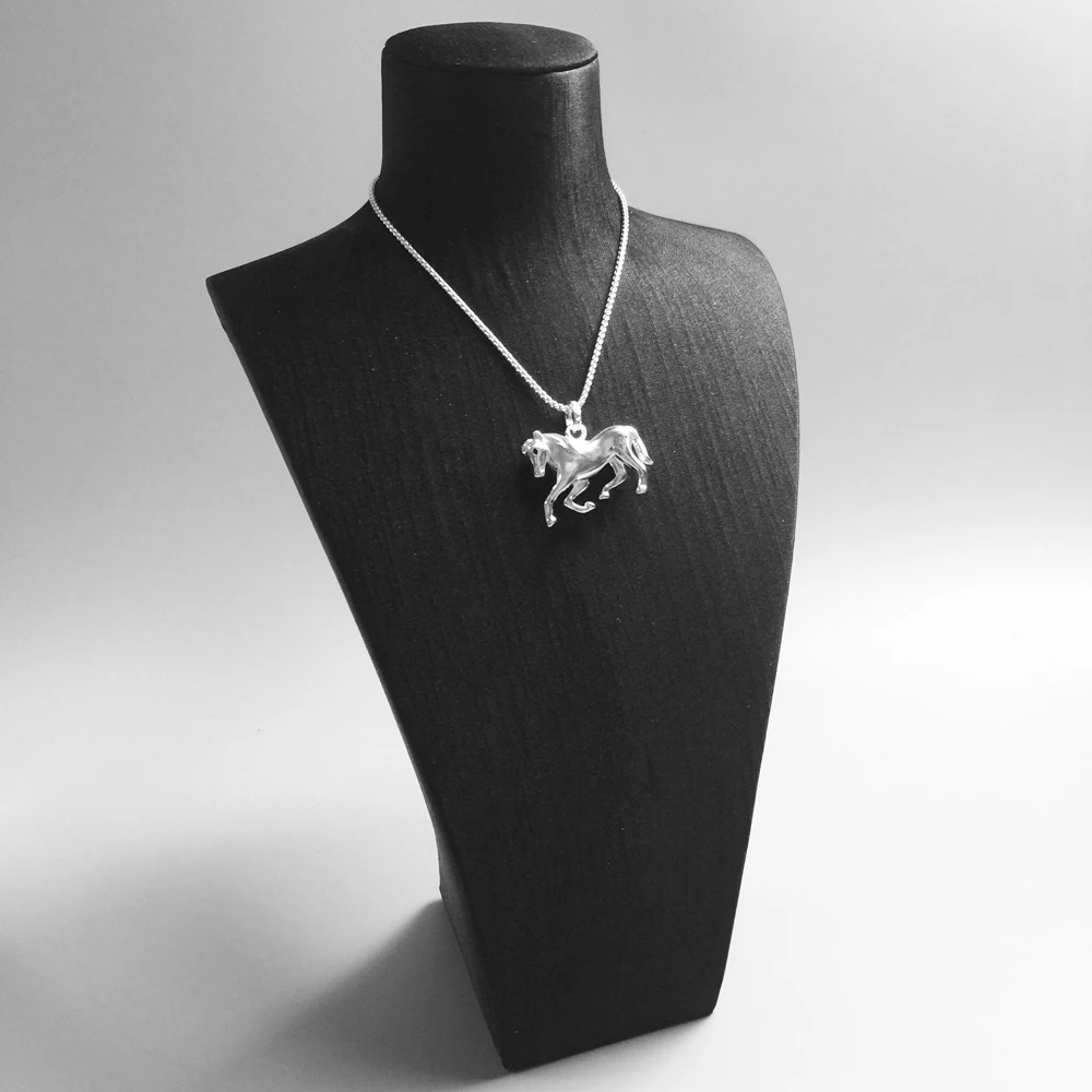 Pendant Silver Horse Classic 925 Sterling For Women Men Gift Europe Key Chains Jewelry Fit Link Heart Necklace | Украшения и