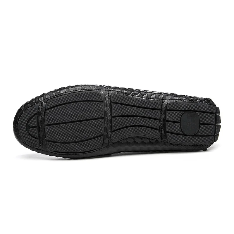 AGSan Men Designer Loafers Genuine Leather Driving Shoes Fashion Mens Moccasins 2018 New Hombre Mocasines Black White Flats | Обувь