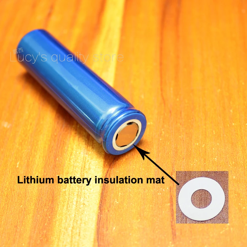 100 шт./лот изолирующая прокладка для аккумулятора с положительной полой бумагой