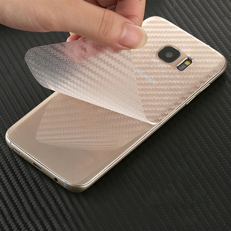 5 шт. прочная 3d пленка из углеродного волокна для Samsung S6 S7 Edge защита экрана от