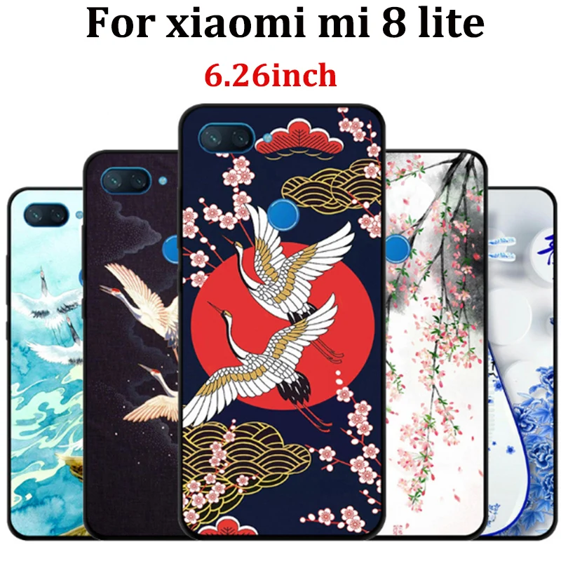 Чехол 6 26 дюйма для Xiaomi Mi 8 Lite чехол в китайском старинном стиле мягкий телефона Mi8
