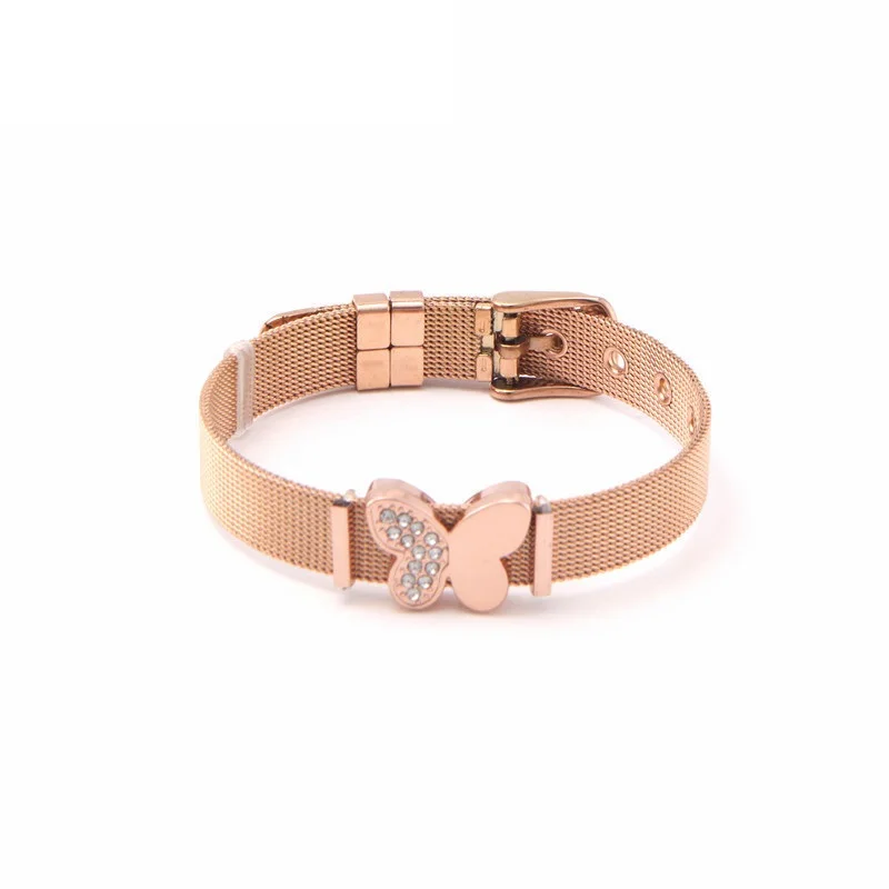 ARMNVNV 2019 браслеты из нержавеющей стали с сеткой кристаллами #1 мама ангел