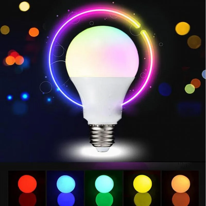 RGB E27 B22 E26 светодиодные яркие лампы высокой мощности 30 Вт 220 В LED Мини RGBW Глобус