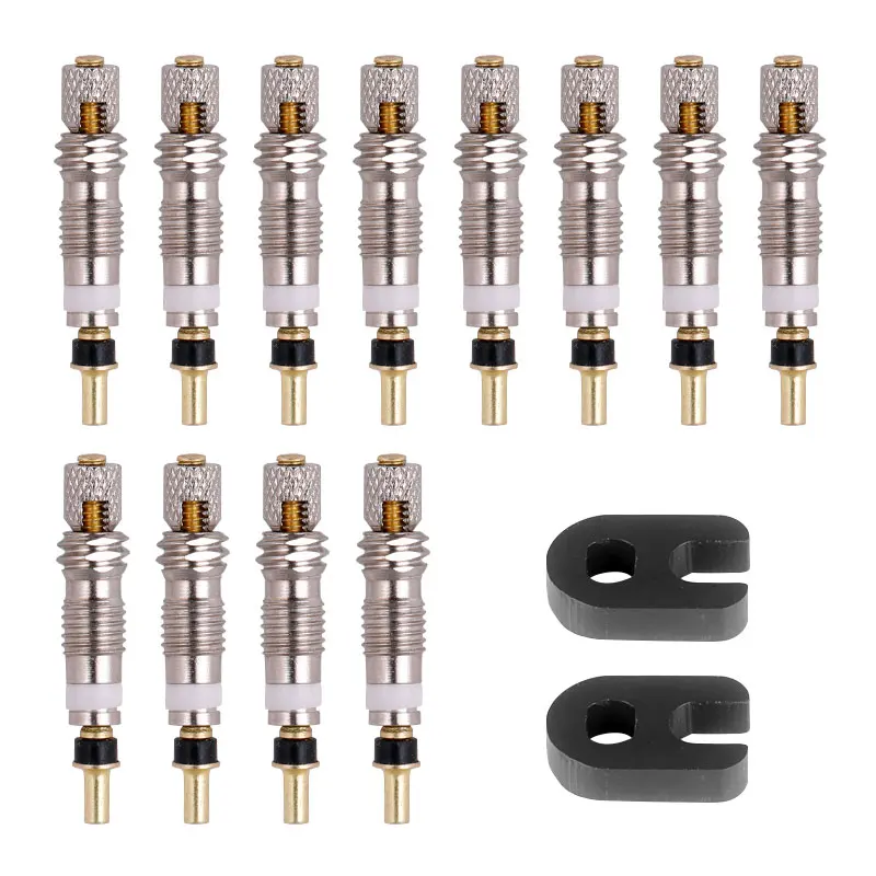 Presta Core 6PC 2V Deemount Одежда высшего качества или однотрубки Core 2/6/12 шт CNC латуни FV MTB дорожный велосипед трубки Услуги Запчасти инструмент опционально - Цвет: Presta Core 6PC 2V
