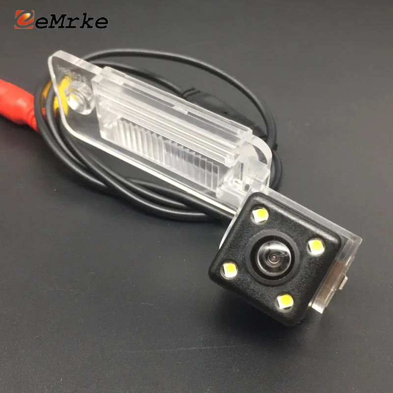Камера заднего вида EEMRKE 4 светодиодный CCD HD для Audi A3 A4 A5 A6 RS6 A8 S8 Q7|camera ntsc|ccd hdcar hd rear
