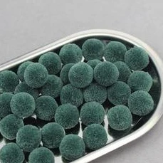 grass green 30 шт. помпон 15 мм меховой плюшевый шар для рукоделия ручной работы мягкие помпоны Свадебные украшения для дома Одежда для шитья на ткани аксессуары - Цвет: grass green