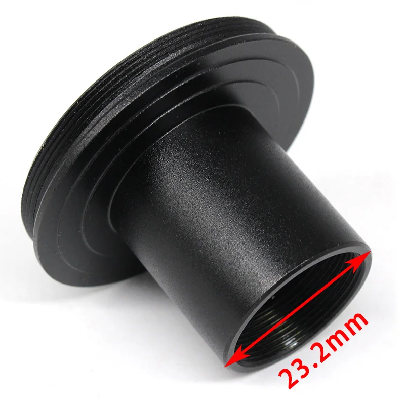 Нитки M42x0.75mm до 23 2 мм 30 1 27 дюймов Адаптерный микроскоп окуляра передачи трубки для