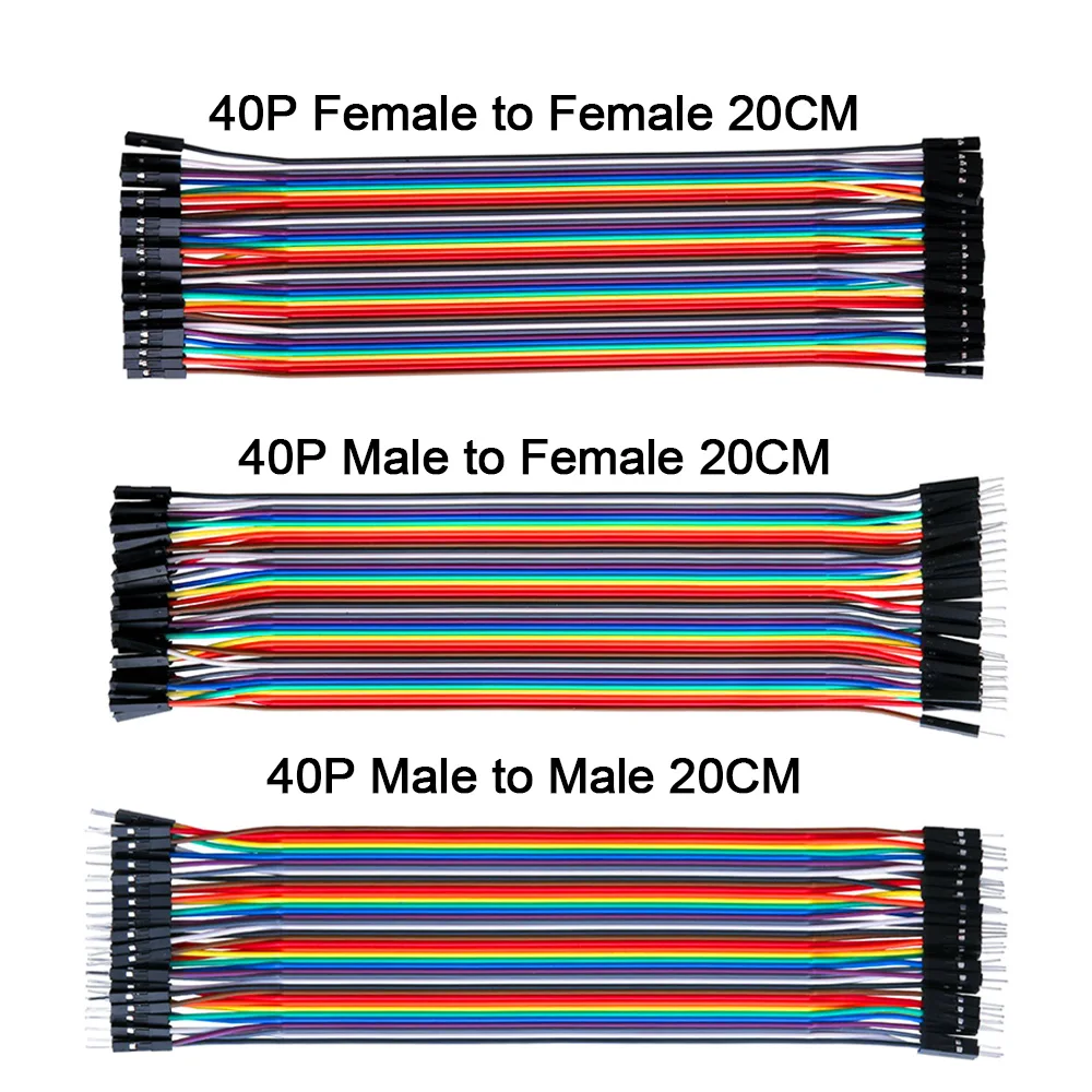 KEYES Dupont line 20 см * 40 male to + female jumper wire cable для Arduino|line dupont|line wireline |