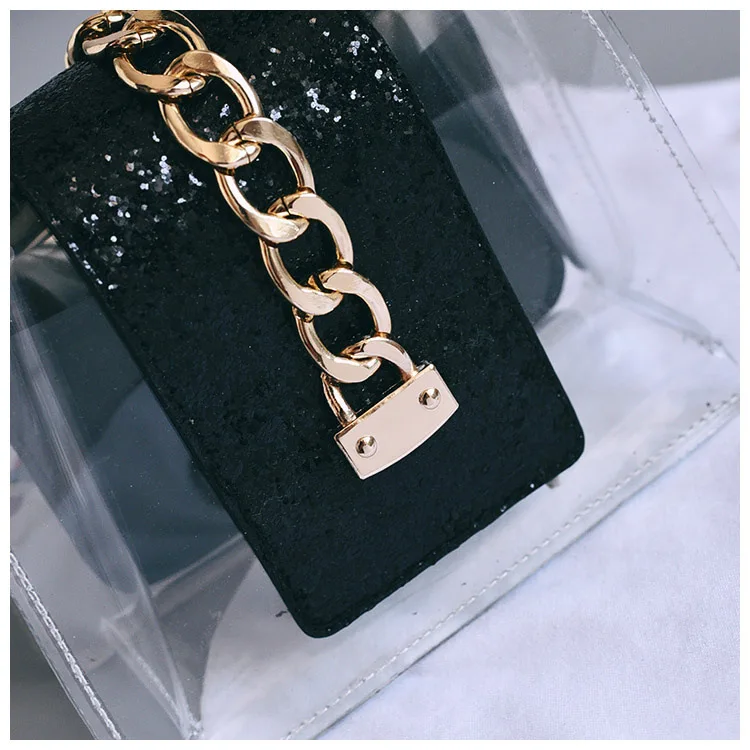 Европа и США Прозрачный композитный посылка лето новый небольшой прилив замок