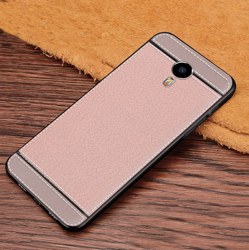 Чехол для Meizu M3 Note, 5,5 дюймов, роскошный кожаный чехол с текстурой, мягкий чехол из ТПУ для Meizu M3 Note M681H M681M M681Q L381H L681H