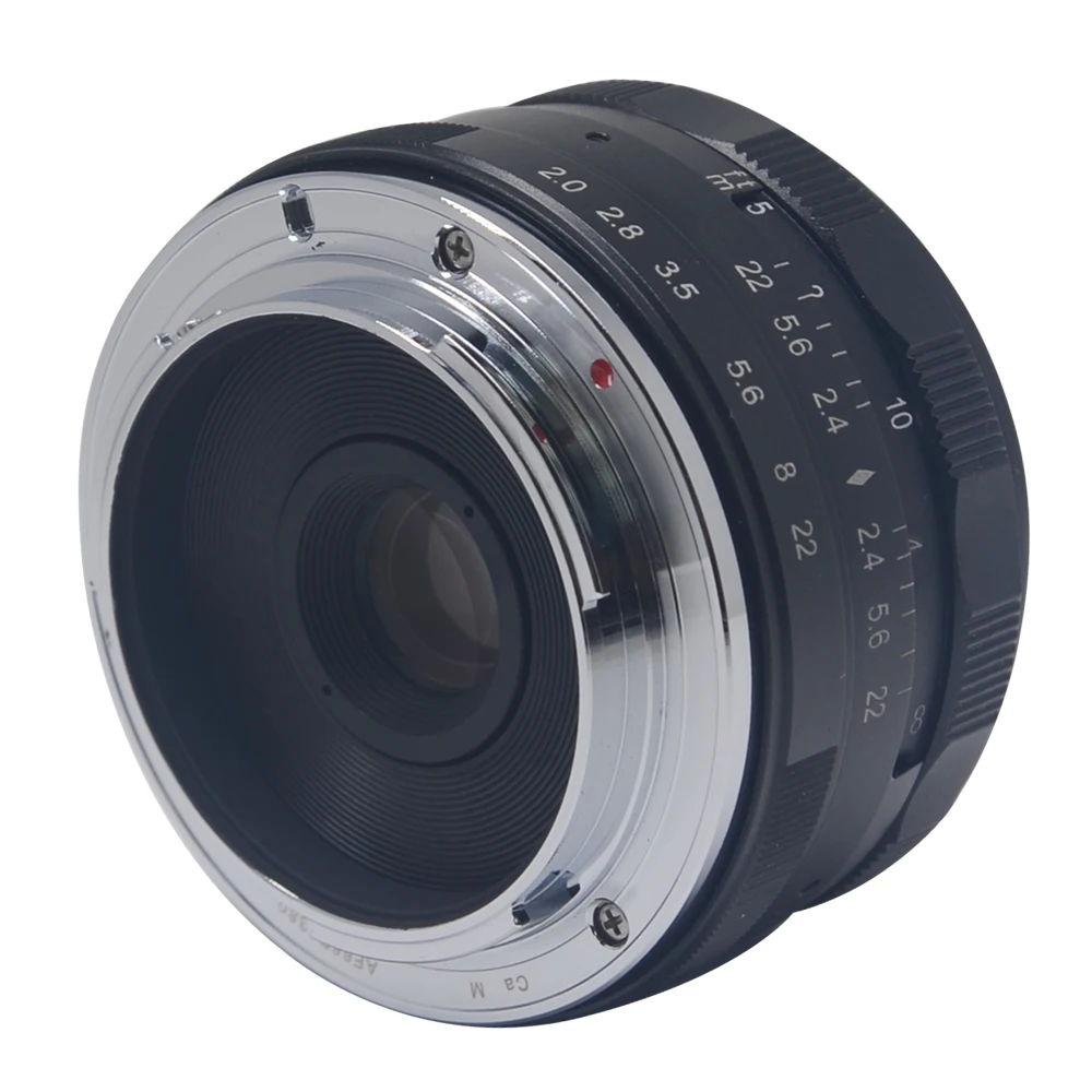 Увеличением фокусного расстояния Mcoplus/Meike 50mm f 2,0 объектив с широкой диафрагмой и ручной фокусировкой APS-C для цифровой однообъективной зеркальной камеры Canon Eos M1 M2 M3 беззеркальных камер