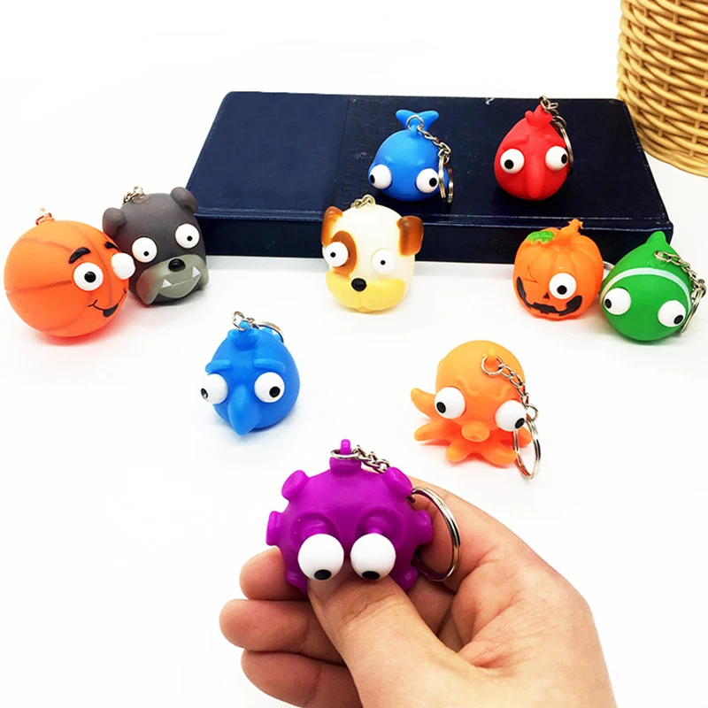 Креативные забавные вентиляционные сжимаемые глаза взрывчатые игрушки животных