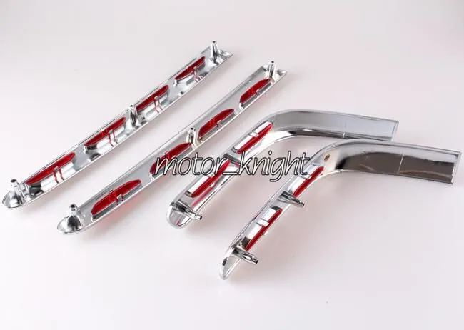 Мотоциклетная обувь Chrome обтекатель сума светильник акценты подходит Honda Goldwing 1800