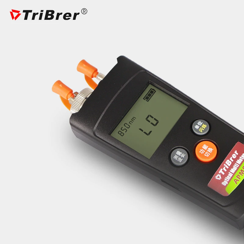 Tribrer OPM+ VFL+ светодиодный APM80T-V10mw мини ручной тип измеритель оптической мощности волоконно-оптический инструмент-70~+ 6dBm
