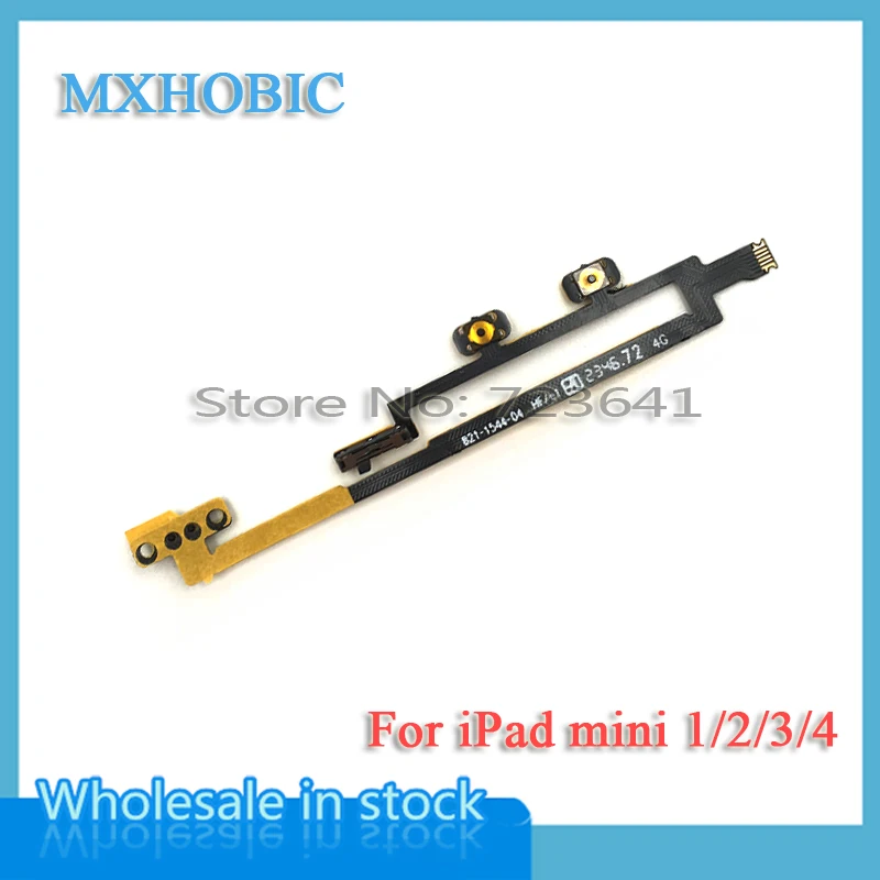 Mxhopic 5 шт./лот гибкий кабель питания для Ipad Mini 1 2 3 4 кнопки громкости переключатель