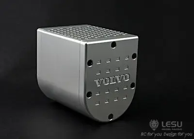 LESU металлическая выхлопная коробка для 1/14 Tamiya VLV RC модель трактора грузовика