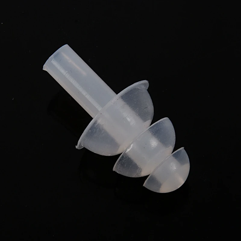 5 пар мягких силиконовых гелевых наушников для плавания прозрачная защита от