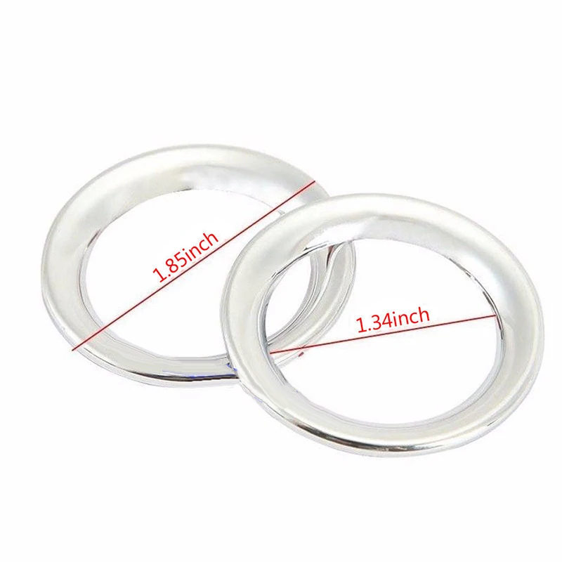 2 шт. серебристые декоративные кольца для стереоколонок и внутренней входной