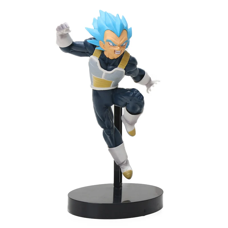 19cm blue vegeta opp 10-26 см Dragon Ball Z DXF фигурки стволы Вегета Супер Saiyan Бог Сон Гоку Фриза куририн Коллекционная модель игрушки драконбол куклы - Цвет: 19cm blue vegeta opp