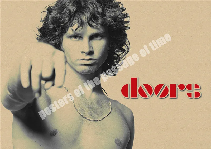 ВИНТАЖНЫЙ ПЛАКАТ домашний декор двери Jim Morrison крафт-рок плакат ретро плакат Рок-группа плакат музыкальной звезды настенные картины