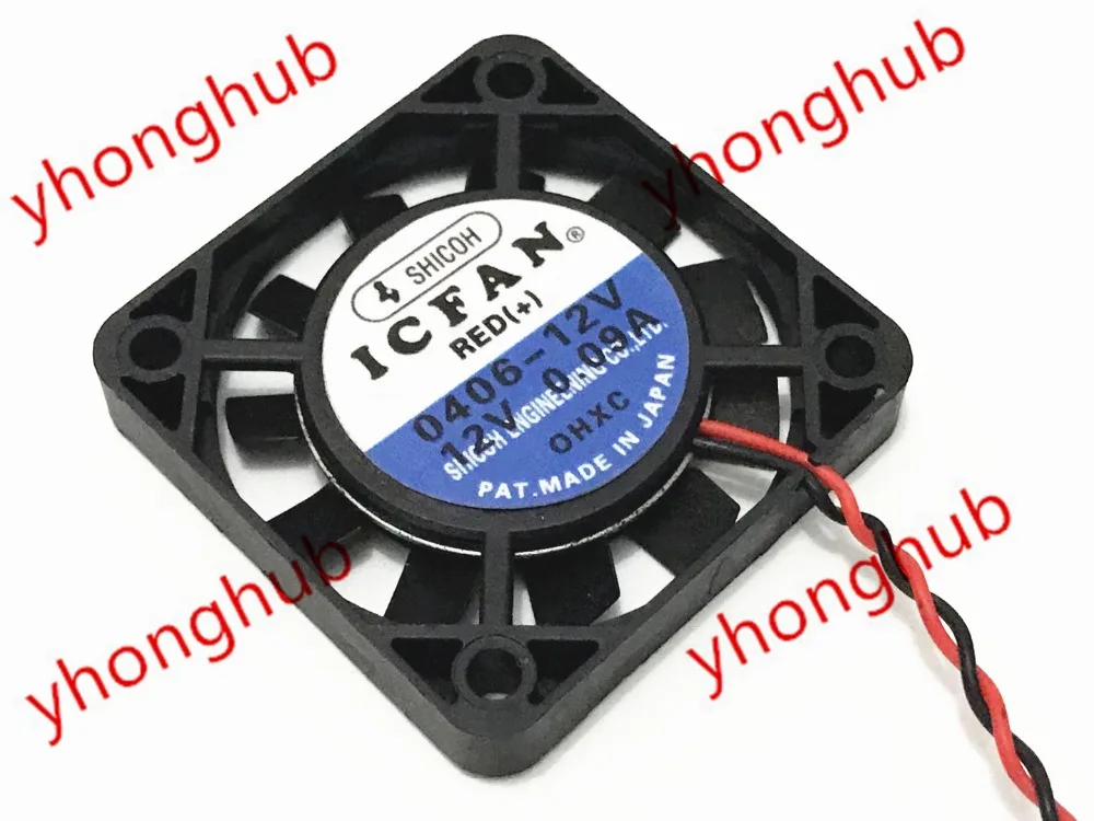 Вентилятор охлаждения сервера ICFAN 0406-12 В постоянного тока 12 В 0,09a 40x40x06 мм