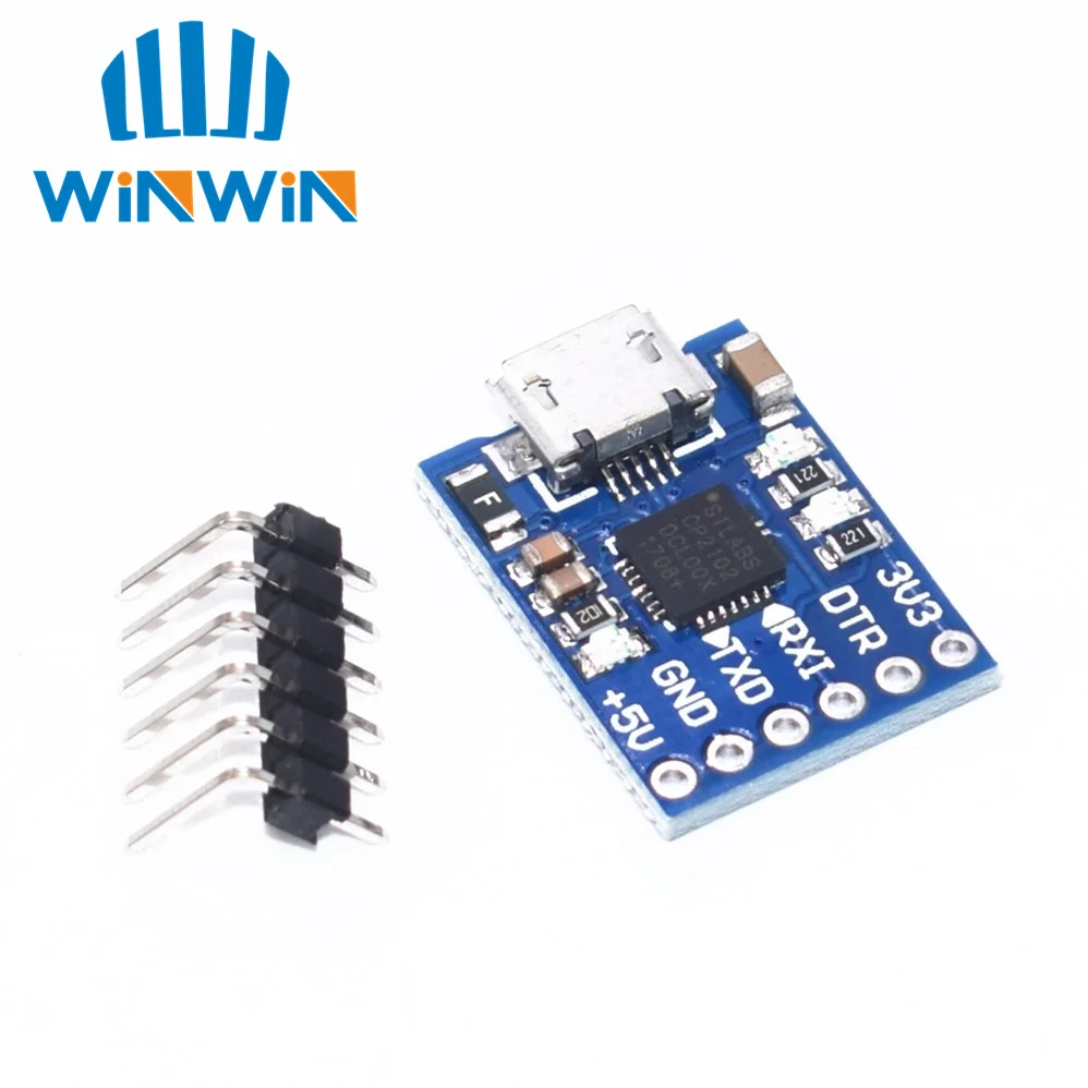I41 CJMCU CP2102 MICRO USB в Модуль UART TTL 6 Контактный последовательный преобразователь STC