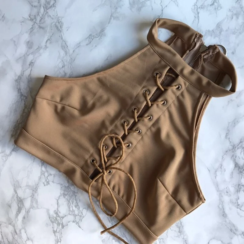 Sishot женские Лифчики Лето Оболочка Черный пикантные однотонные майки верблюд